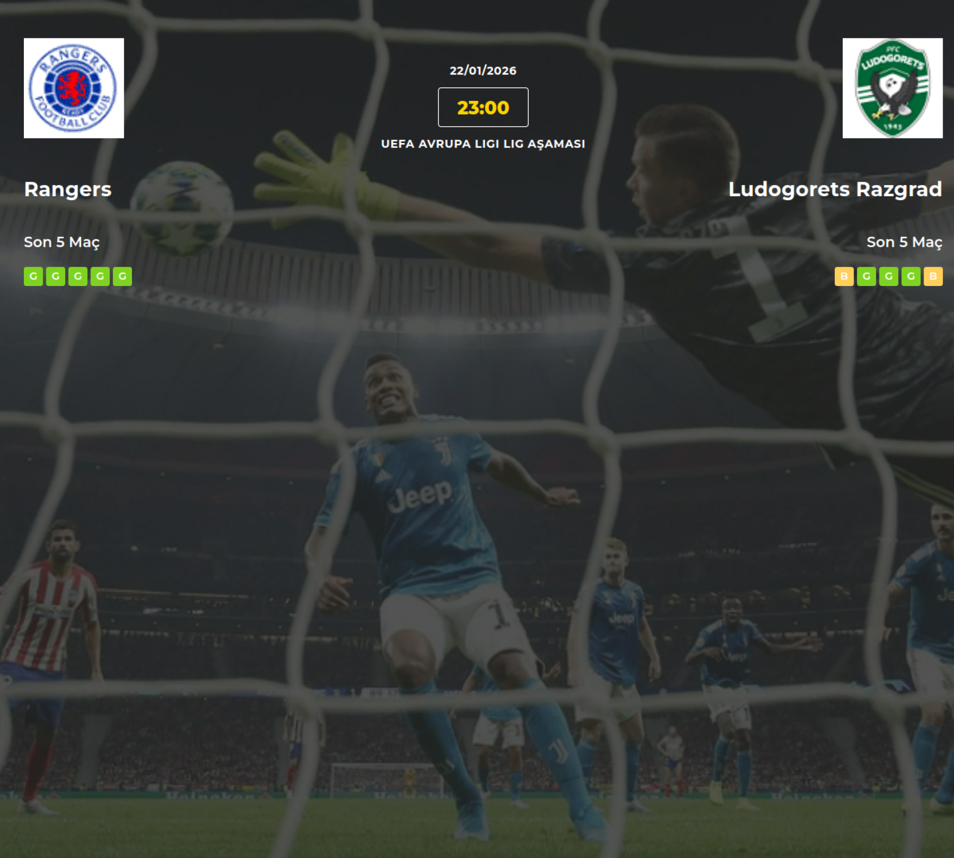 Rangers Ludogorets Razgrad İddaa Maç Tahmini 22 Ocak 2026