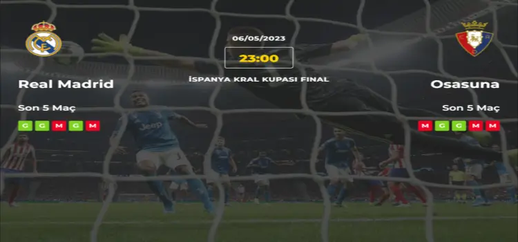 Real Madrid Osasuna İddaa Maç Tahmini 6 Mayıs 2023