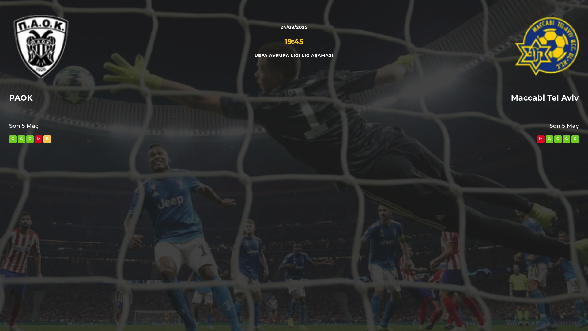 PAOK Maccabi Tel Aviv İddaa Maç Tahmini 24 Eylül 2025