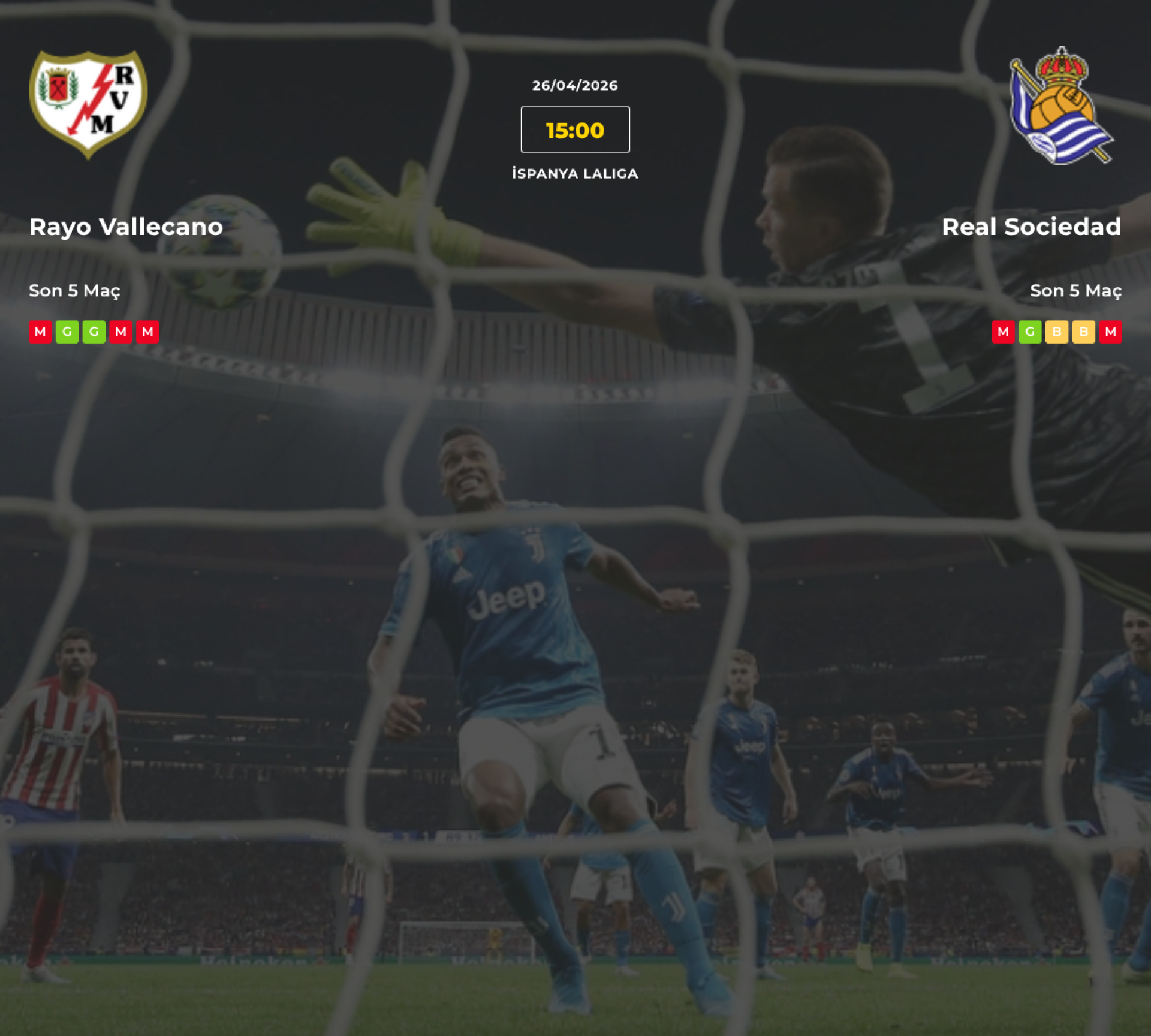 Rayo Vallecano Real Sociedad İddaa Maç Tahmini 26 Nisan 2026