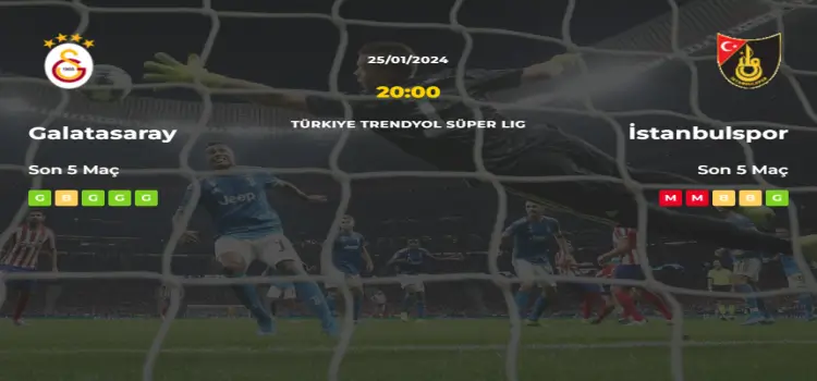 Galatasaray İstanbulspor İddaa Maç Tahmini 25 Ocak 2024