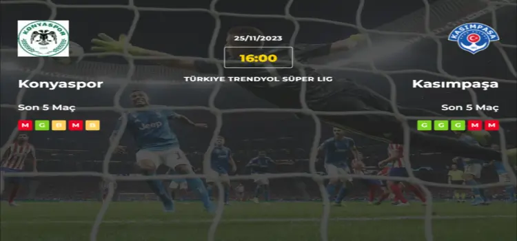 Konyaspor Kasımpaşa İddaa Maç Tahmini 25 Kasım 2023