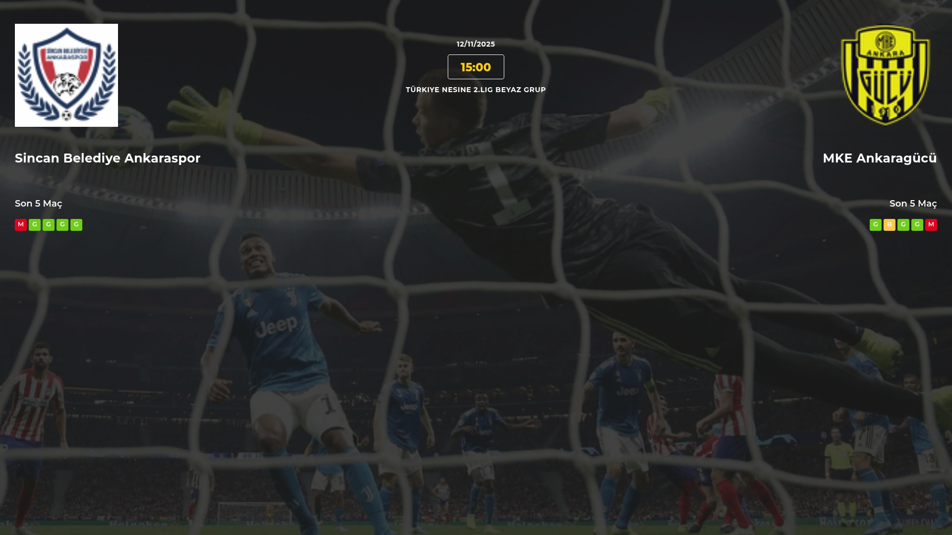 Sincan Belediye Ankaraspor MKE Ankaragücü İddaa Maç Tahmini 12 Kasım 2025