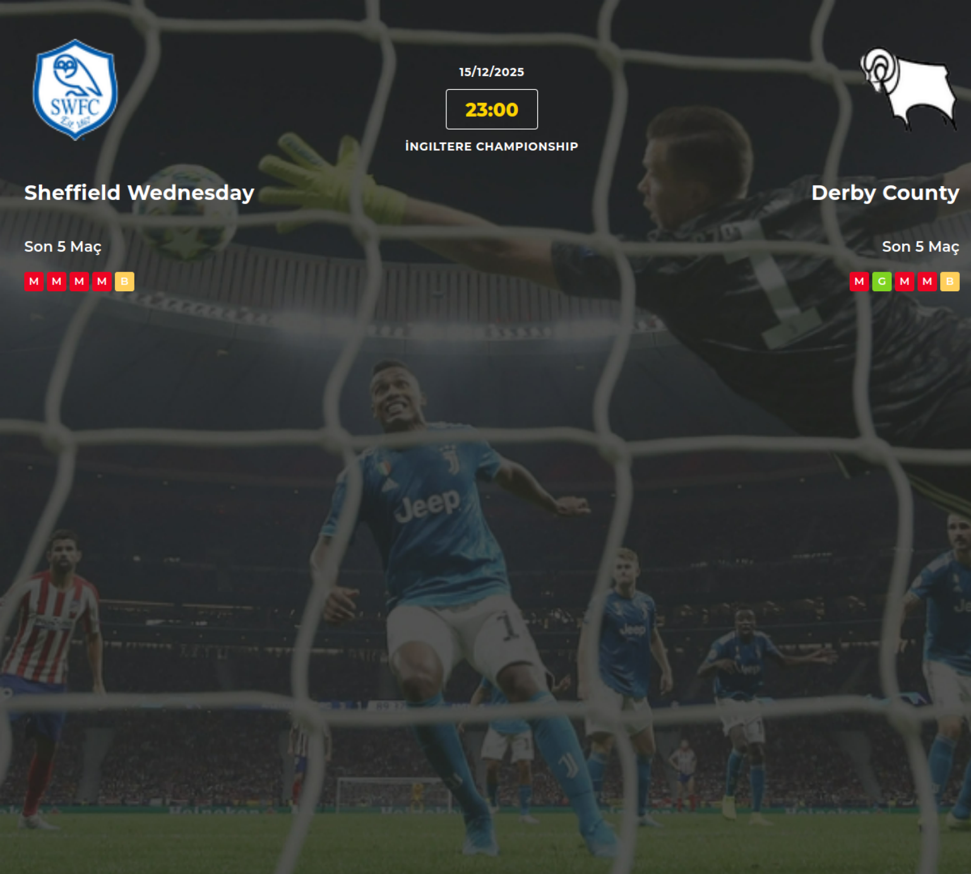 Sheffield Wednesday Derby County İddaa Maç Tahmini 15 Aralık 2025
