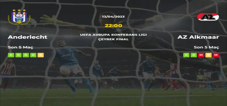 Anderlecht AZ Alkmaar İddaa Maç Tahmini 13 Nisan 2023