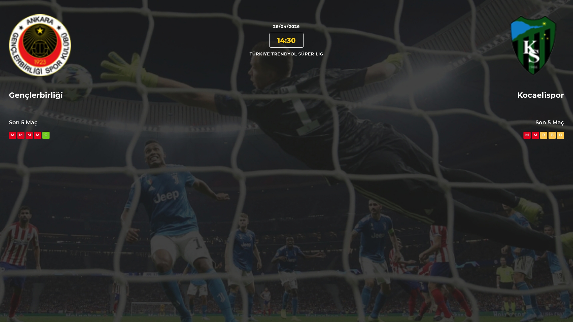 Gençlerbirliği Kocaelispor İddaa Maç Tahmini 26 Nisan 2026