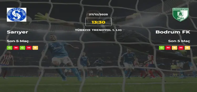 Sarıyer Bodrum İddaa Maç Tahmini 27 Aralık 2025