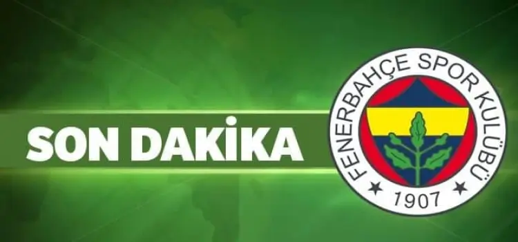 Fenerbahçe'den resmi açıklama geldii