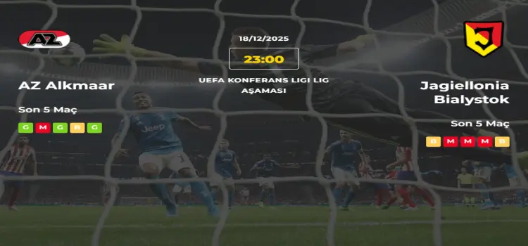 AZ Alkmaar Jagiellonia Bialystok İddaa Maç Tahmini 18 Aralık 2025
