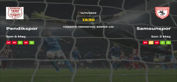 Pendikspor Samsunspor İddaa Maç Tahmini 12 Kasım 2023