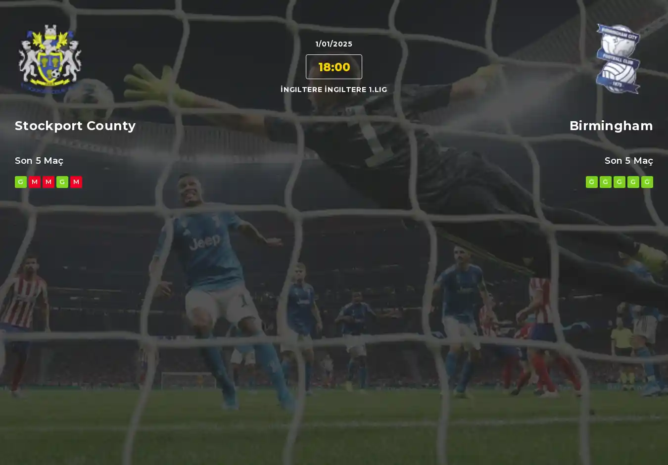 Stockport County Birmingham İddaa Maç Tahmini 01 Ocak 2025 iddaatahmin
