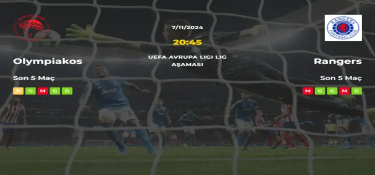 Olimpiakos Rangers İddaa Maç Tahmini 7 Kasım 2024