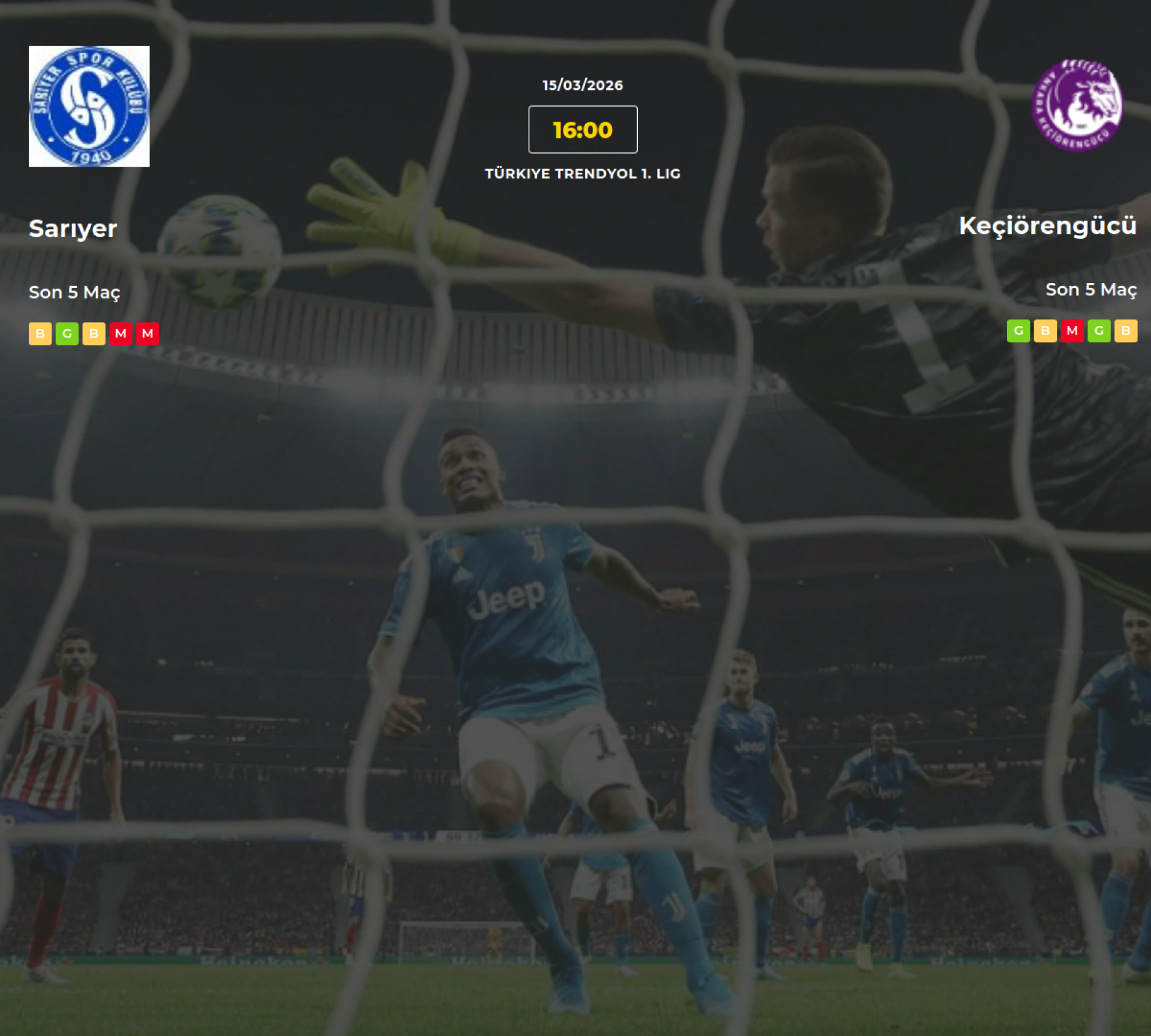 Sarıyer Keçiörengücü İddaa Maç Tahmini 15 Mart 2026
