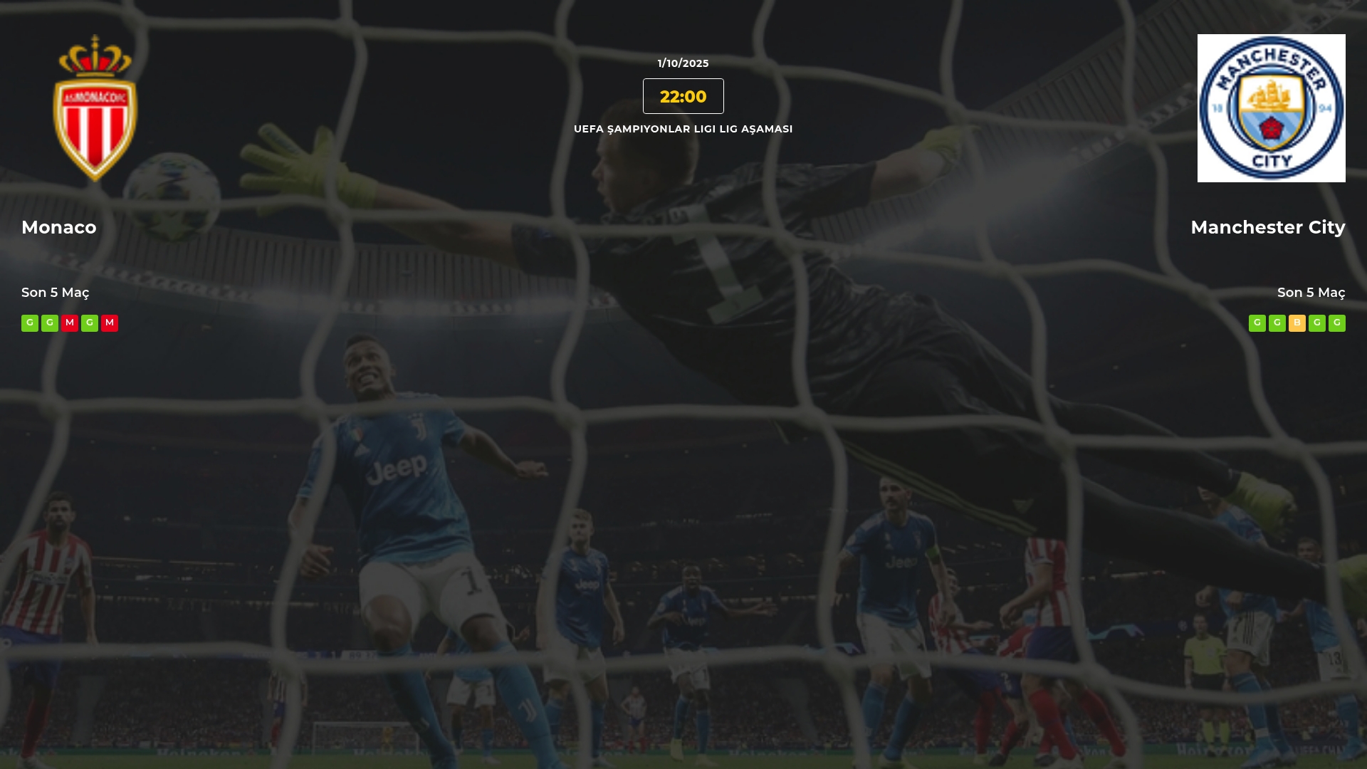 Monaco Manchester City İddaa Maç Tahmini 01 Ekim 2025