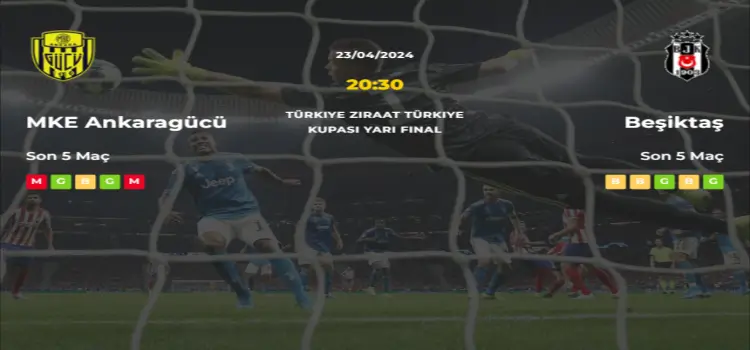 Ankaragücü Beşiktaş İddaa Maç Tahmini 23 Nisan 2024