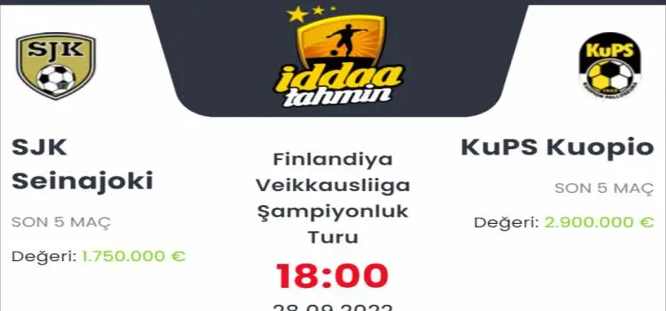 SJK Kuopion İddaa Maç Tahmini 28 Eylül 2022