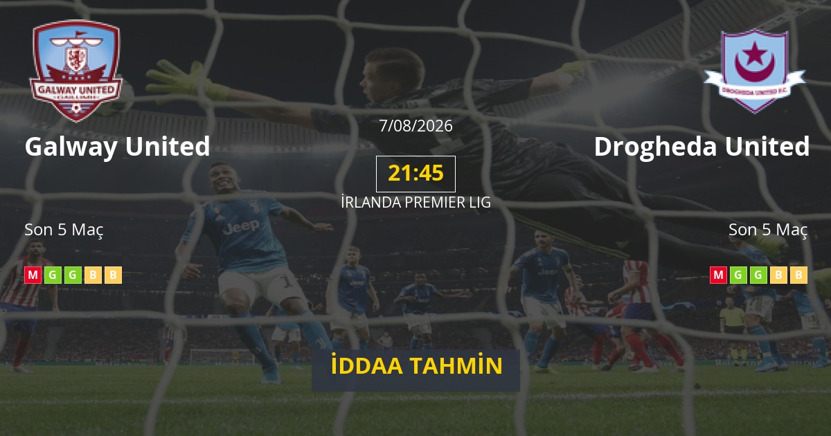 Galway United Drogheda United İddaa Maç Tahmini 07 Ağustos 2026