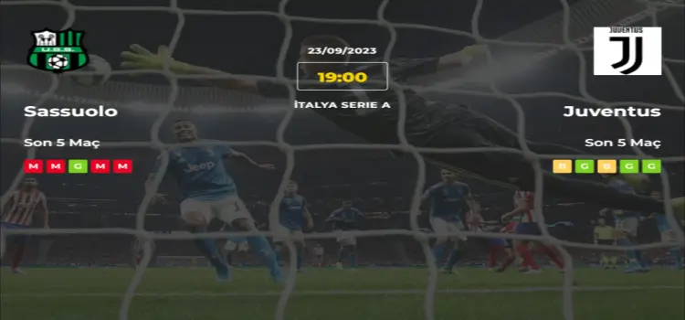Sassuolo Juventus İddaa Maç Tahmini 23 Eylül 2023