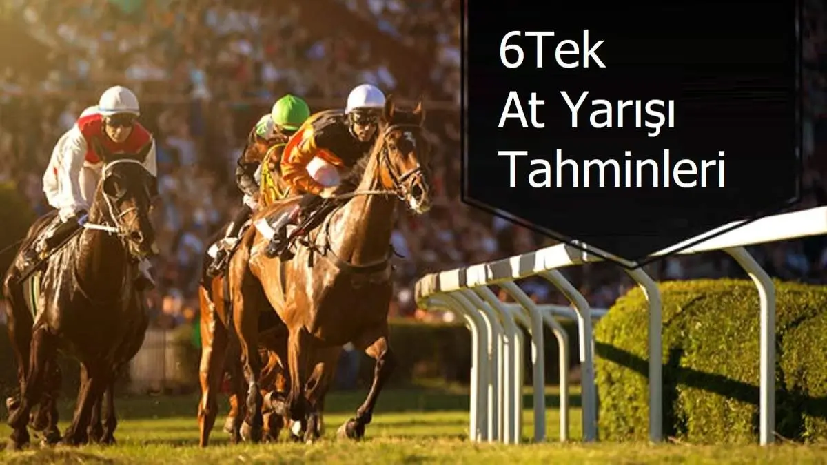 6Tek At Yarışı Tahminleri: Günün 6Tek Altılı Ganyan Tahminleri ve Kuponları