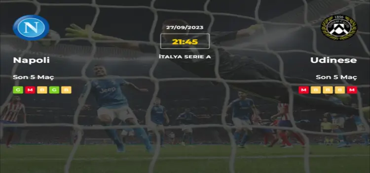 Napoli Udinese İddaa Maç Tahmini 27 Eylül 2023