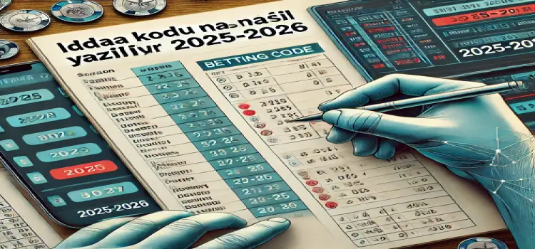 İddaa kodu nasıl yazılır 2025-2026