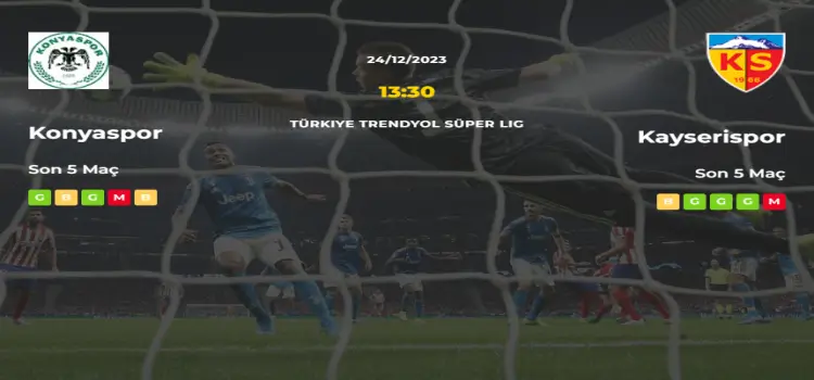 Konyaspor Kayserispor İddaa Maç Tahmini 24 Aralık 2023