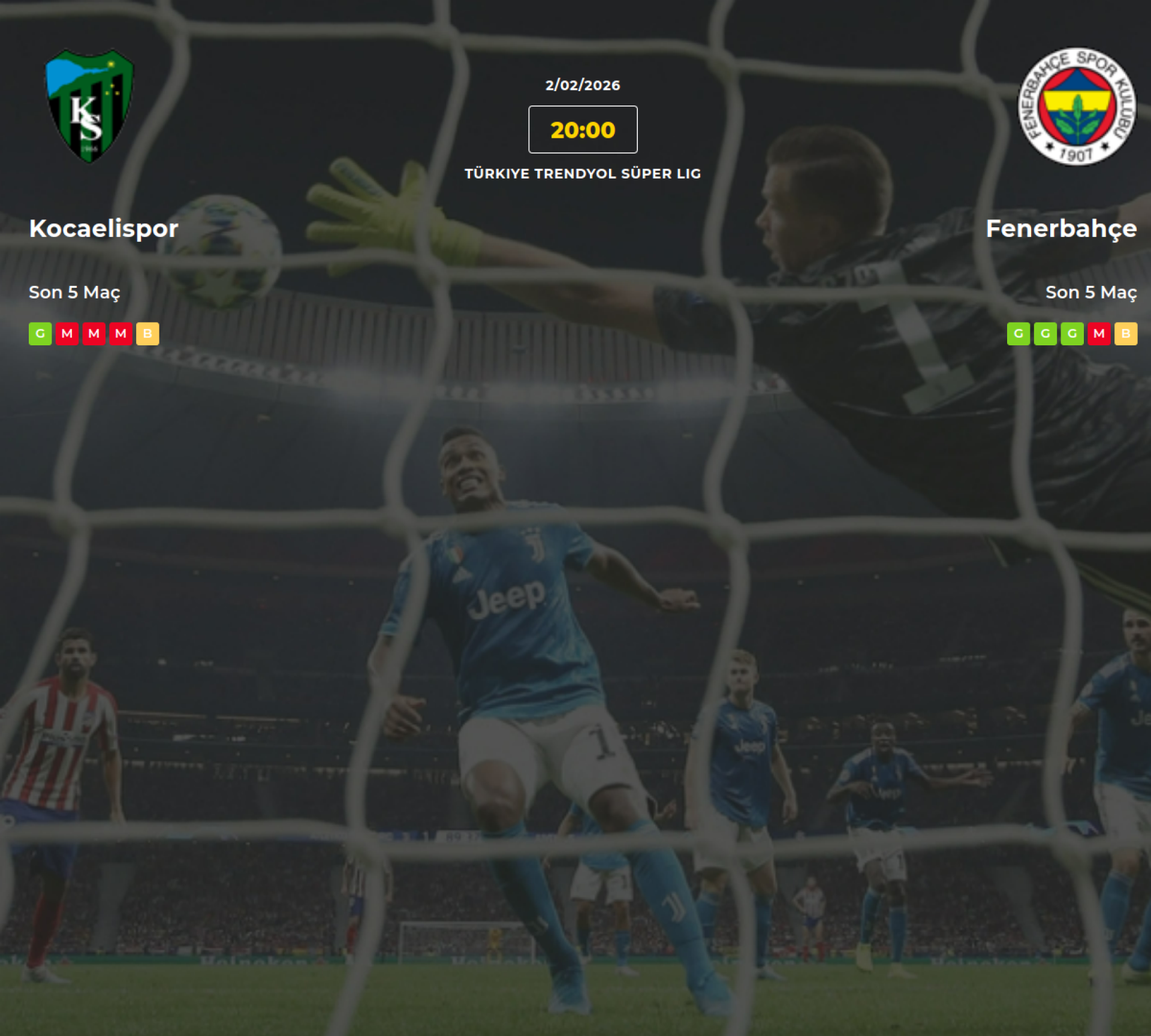 Kocaelispor Fenerbahçe İddaa Maç Tahmini 02 Şubat 2026