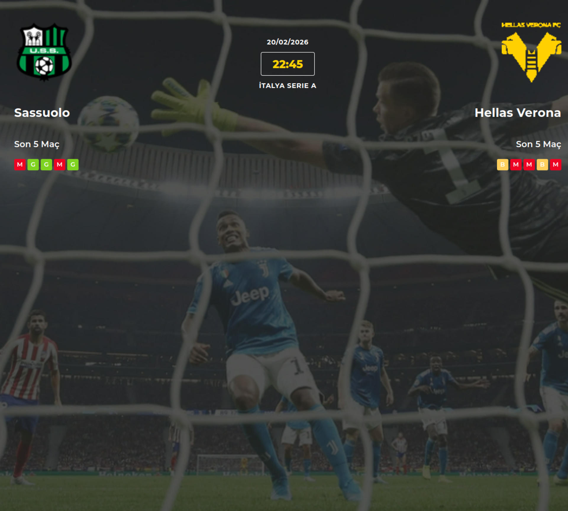 Sassuolo Hellas Verona İddaa Maç Tahmini 20 Şubat 2026