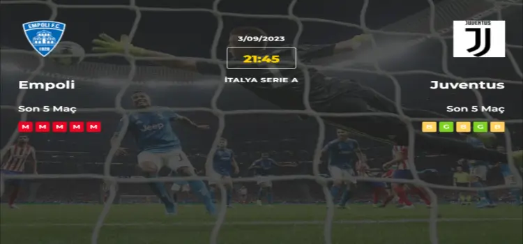 Empoli Juventus İddaa Maç Tahmini 3 Eylül 2023