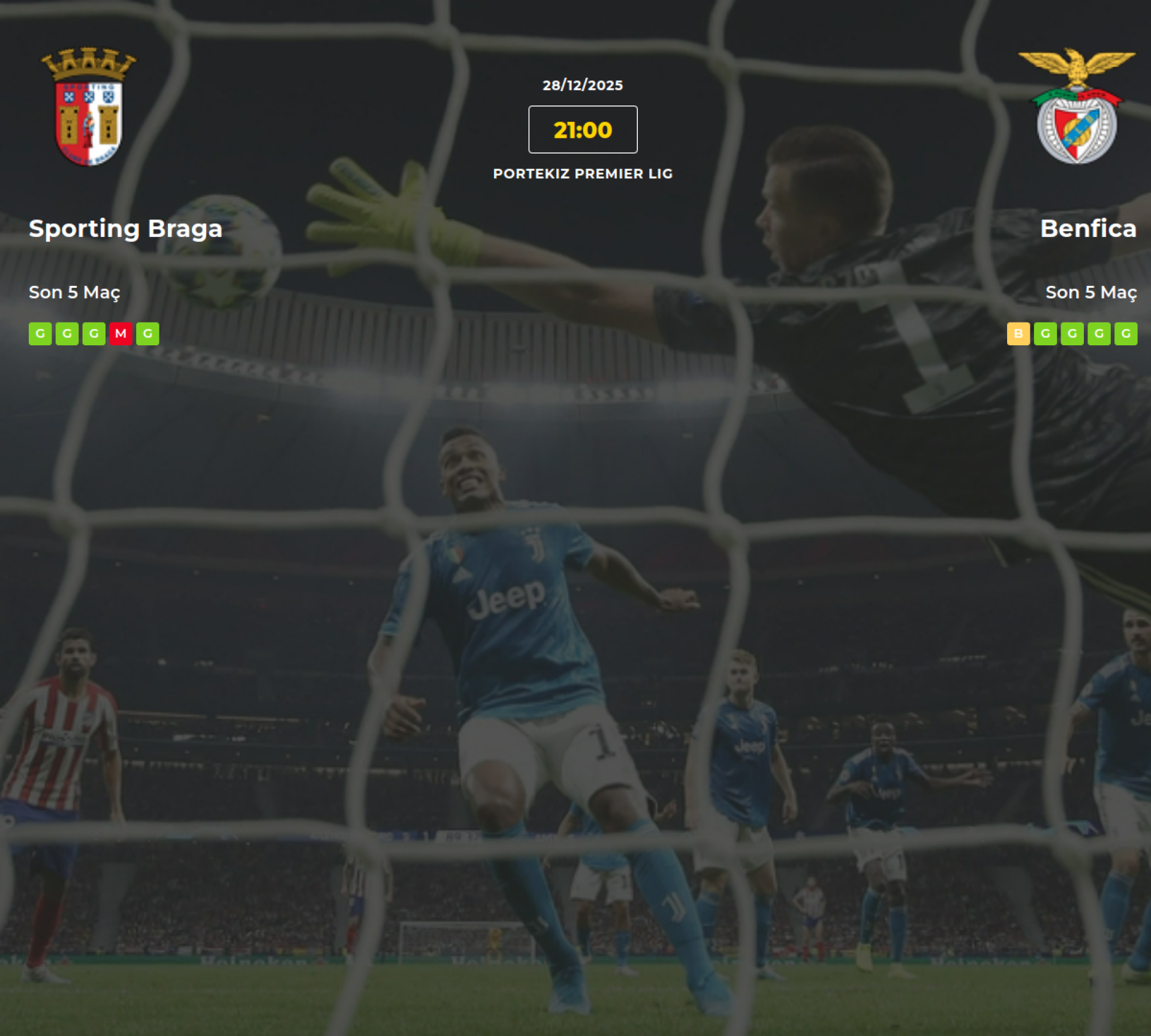 Sporting Braga Benfica İddaa Maç Tahmini 28 Aralık 2025