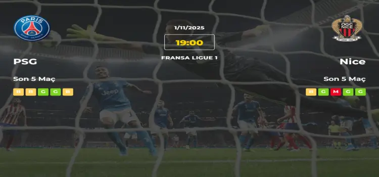 PSG Nice İddaa Maç Tahmini 1 Kasım 2025