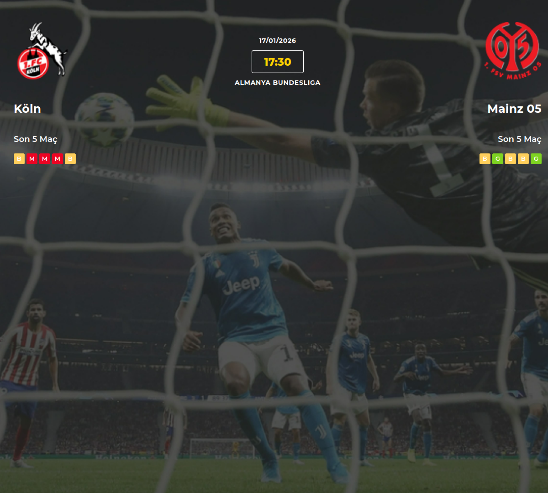 Köln Mainz 05 İddaa Maç Tahmini 17 Ocak 2026