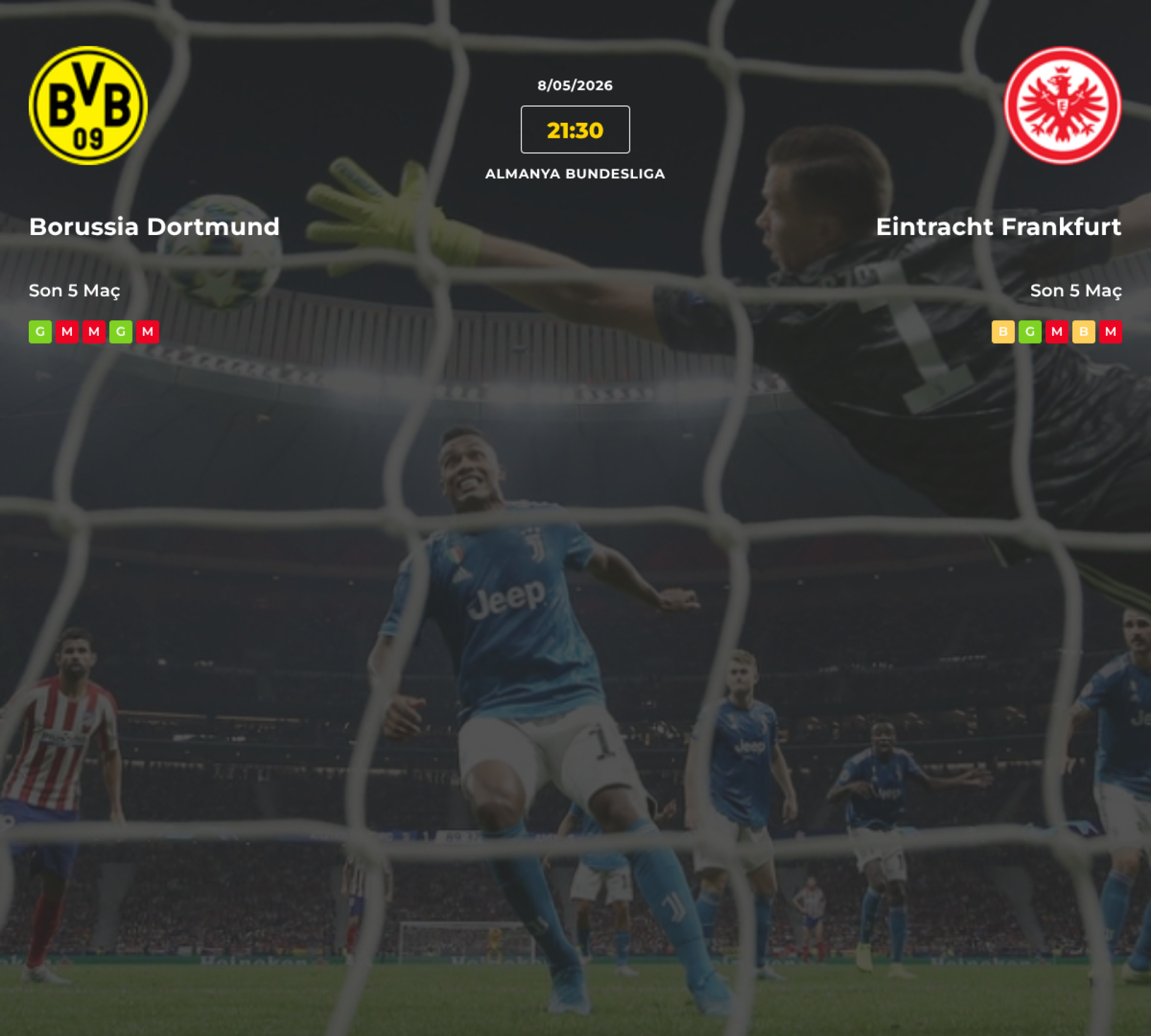 Borussia Dortmund Eintracht Frankfurt İddaa Maç Tahmini 08 Mayıs 2026