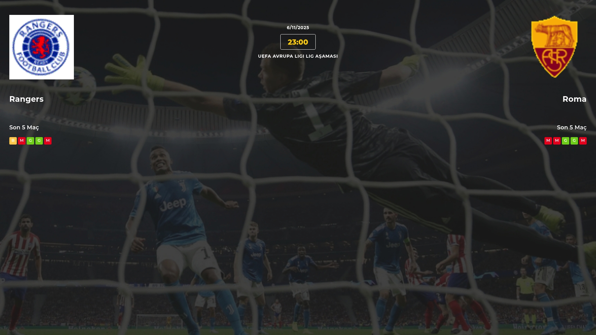 Rangers Roma İddaa Maç Tahmini 06 Kasım 2025