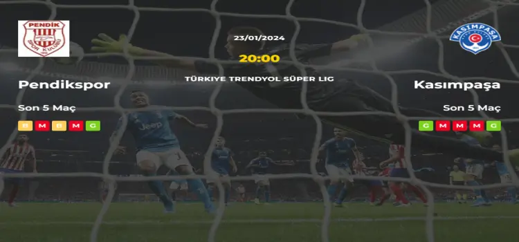 Pendikspor Kasımpaşa İddaa Maç Tahmini 23 Ocak 2024