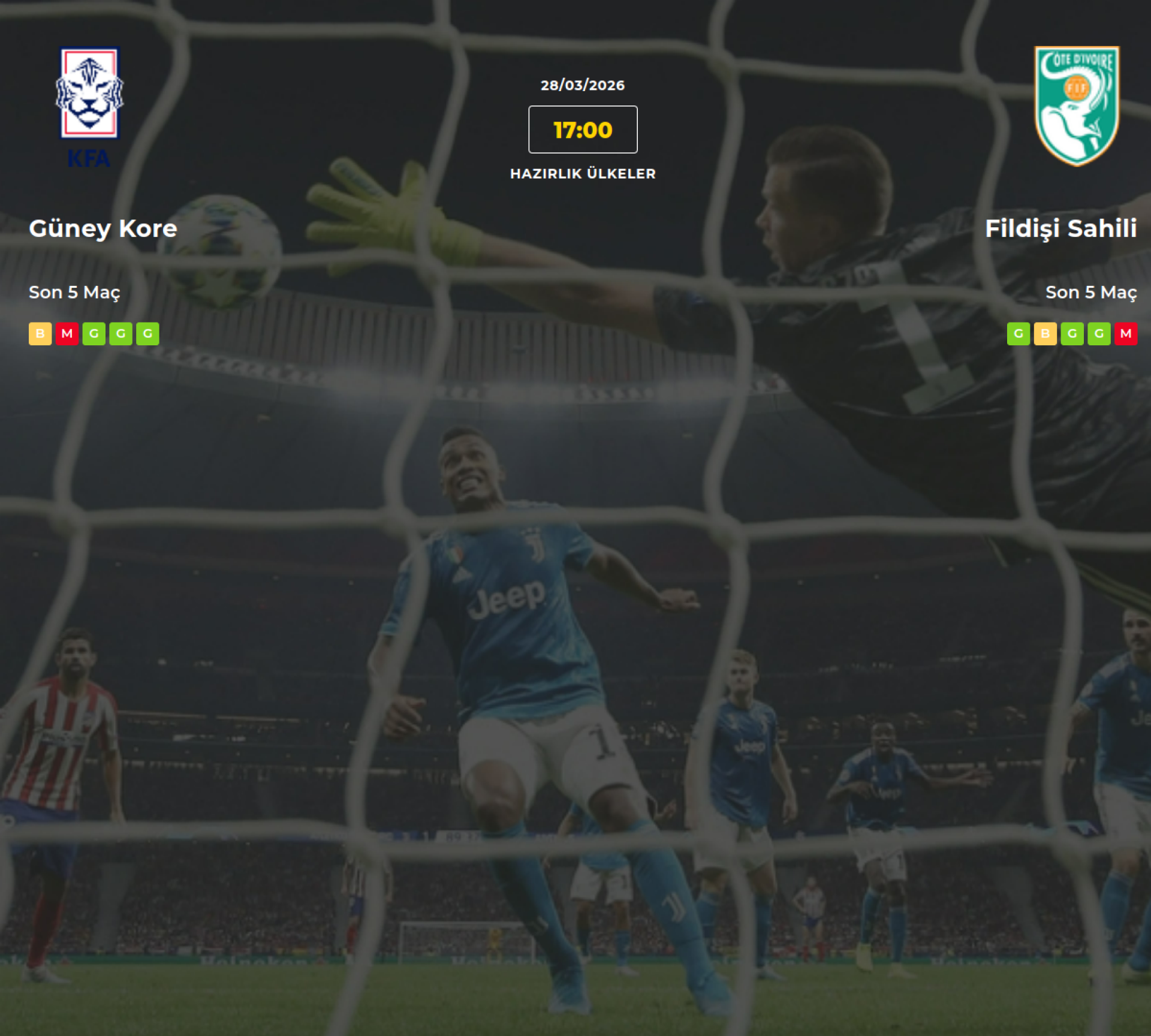 Güney Kore Fildişi Sahili İddaa Maç Tahmini 28 Mart 2026