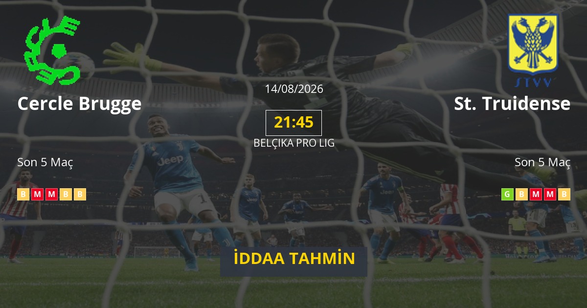 Cercle Brugge St. Truidense İddaa Maç Tahmini 14 Ağustos 2026