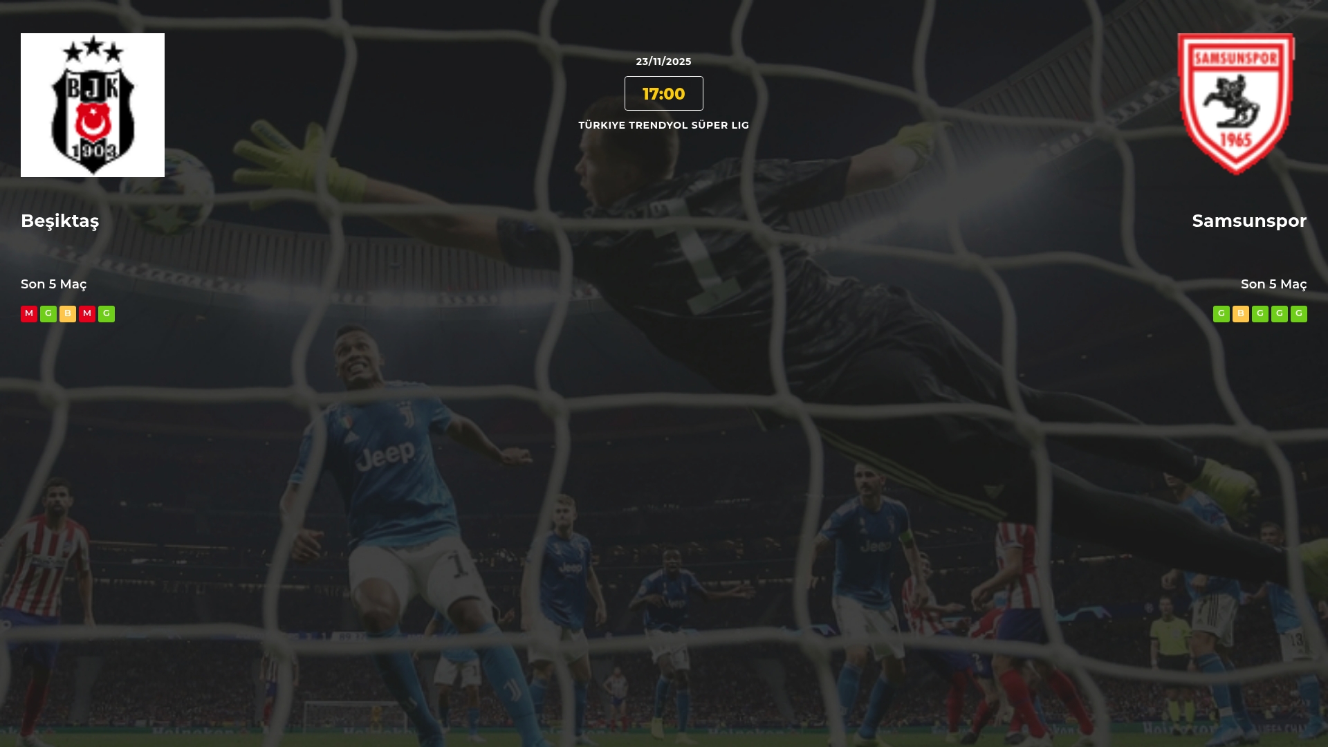 Beşiktaş Samsunspor İddaa Maç Tahmini 23 Kasım 2025