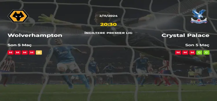 Wolverhampton Crystal Palace İddaa Maç Tahmini 2 Kasım 2024
