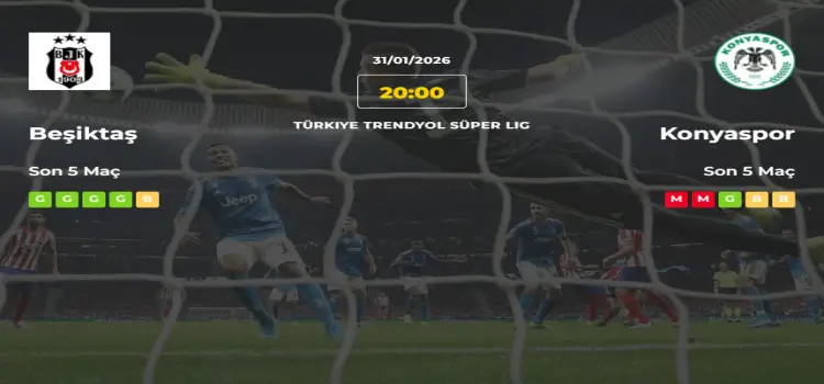 Beşiktaş Konyaspor İddaa Maç Tahmini 31 Ocak 2026