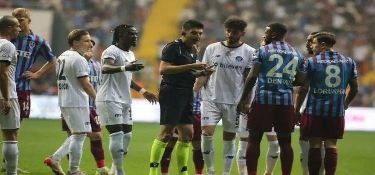 Adana-Trabzon maçının hakemi Yaşar Kemal Uğurlu'nun cezası kesildi!