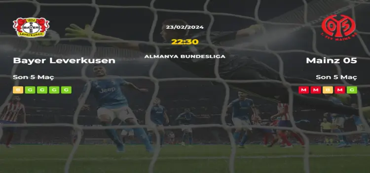 Bayer Leverkusen Mainz İddaa Maç Tahmini 23 Şubat 2024