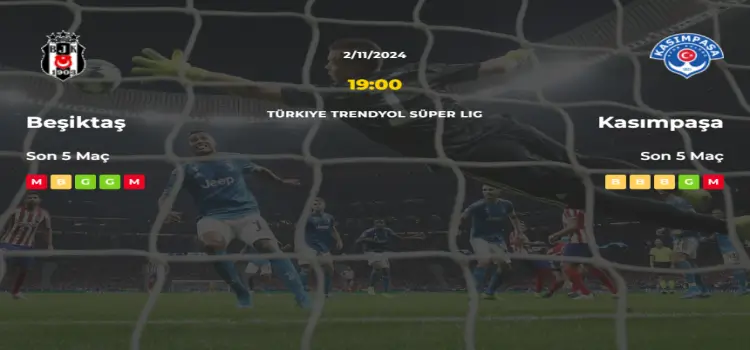 Beşiktaş Kasımpaşa İddaa Maç Tahmini 2 Kasım 2024