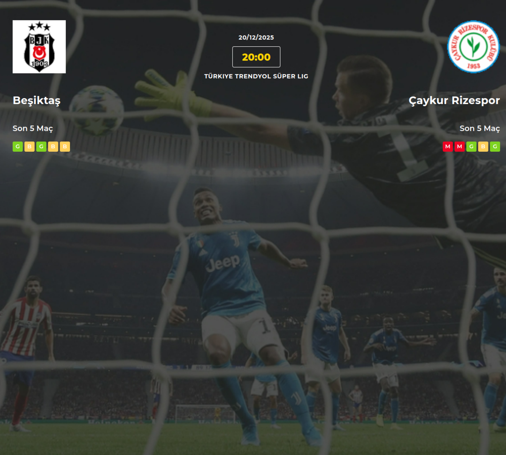 Beşiktaş Çaykur Rizespor İddaa Maç Tahmini 20 Aralık 2025