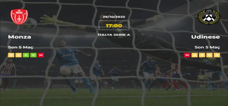Monza Udinese İddaa Maç Tahmini 29 Ekim 2023