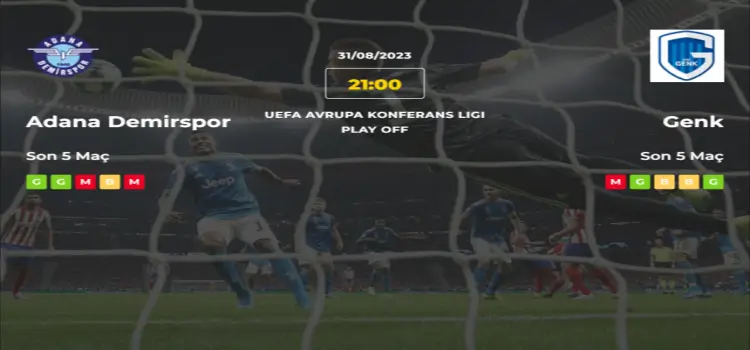 Adana Demirspor Genk İddaa Maç Tahmini 31 Ağustos 2023