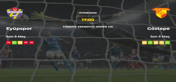 Eyüpspor Göztepe İddaa Maç Tahmini 27 Eylül 2025