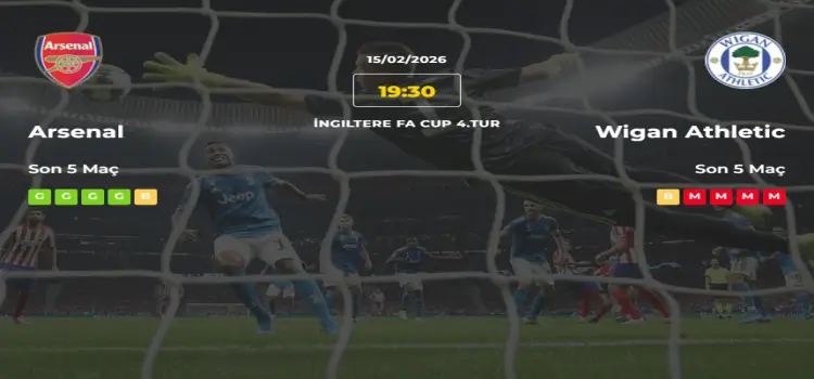 Arsenal Wigan Athletic İddaa Maç Tahmini 15 Şubat 2026