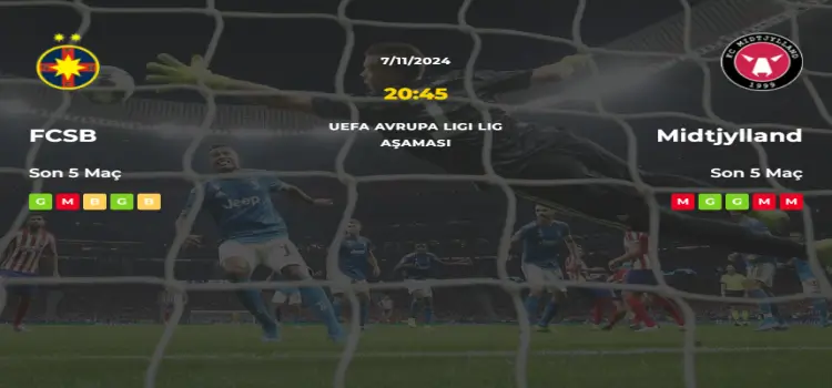 Steaua Bükreş Midtjylland İddaa Maç Tahmini 7 Kasım 2024
