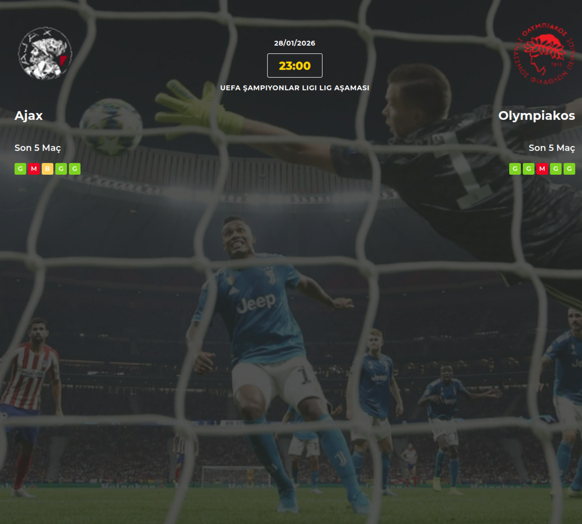 Ajax Olympiakos İddaa Maç Tahmini 28 Ocak 2026